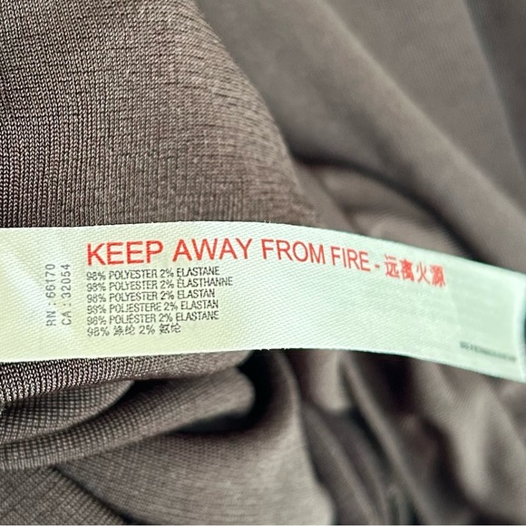 Free People Turnt Bodysuit Under The Trees Dark Brown Shimmer Sz Small - Picture 7 of 7